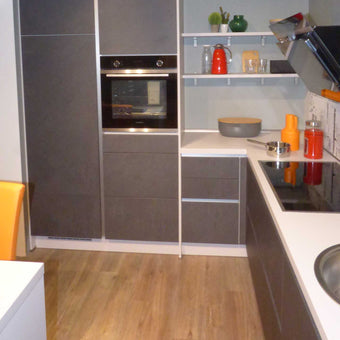 Einbauküche Stone Art Grau