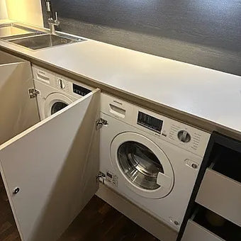 Einbauküche SLX-CD Keramik Syros Blanc Weiß Grau Lack Achatgrau Samtmatt Eiche Onyx Schwarz Inklusive E-Geräte