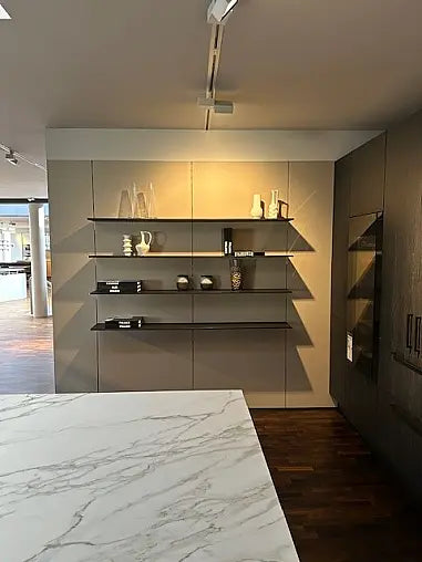 Einbauküche SLX-CD Keramik Syros Blanc Weiß Grau Lack Achatgrau Samtmatt Eiche Onyx Schwarz Inklusive E-Geräte