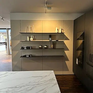 Einbauküche SLX-CD Keramik Syros Blanc Weiß Grau Lack Achatgrau Samtmatt Eiche Onyx Schwarz Inklusive E-Geräte