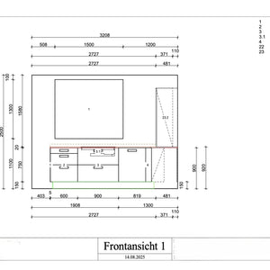Einbauküche NX240 Platte Marmor Gold Matt Nussbaum Natur Schichtstoff K492F SensiQ Mokkabraun Inklusive E-Geräte