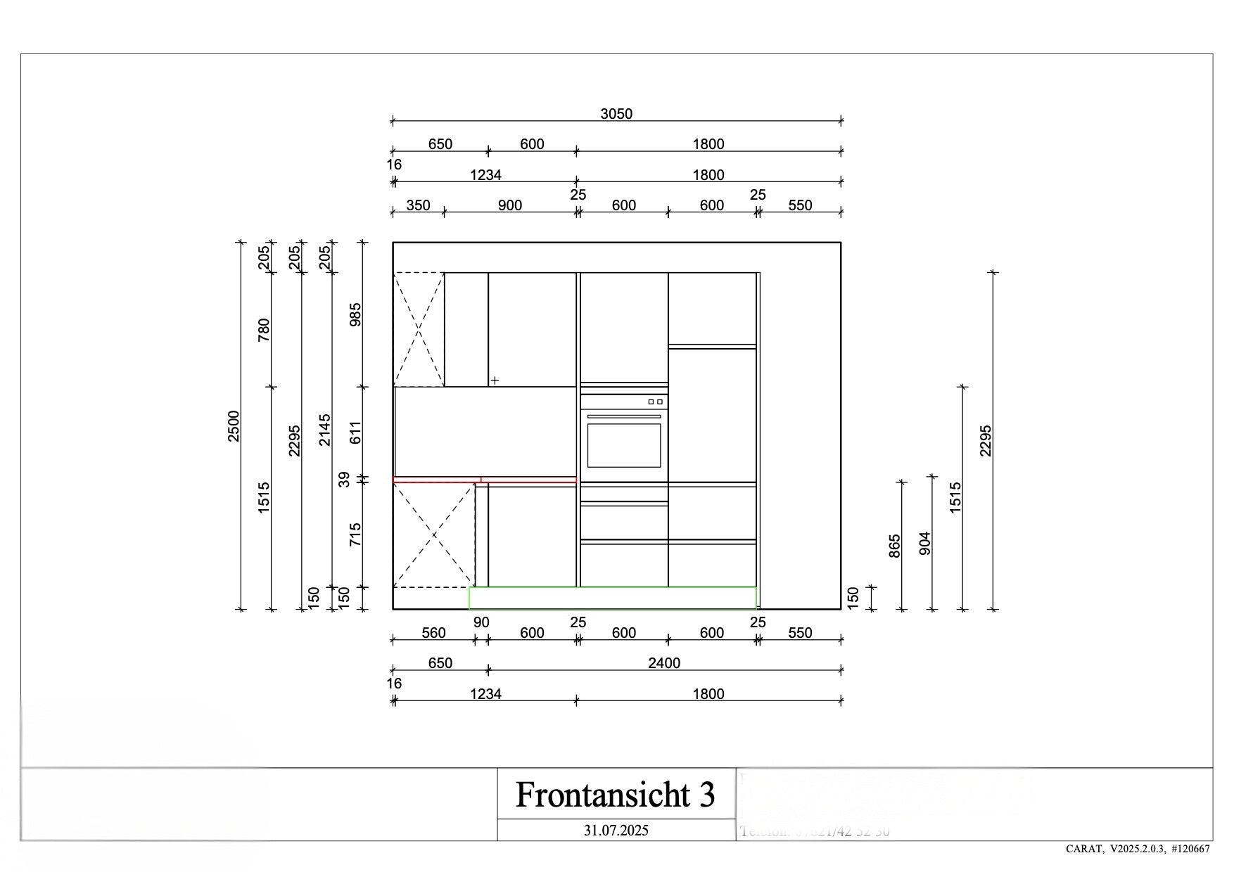 Einbauküche Pura Platte Marmor Vena Schwarz Schichtstoff K102 Weiß Matt Nachbildung Victroia Nussbaum Inklusive E-Geräte