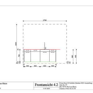 Einbauküche Siena Platte Naturstein Korpus Kunststoff K275 Achatgrau Front Lack L552M Tiefblau Inklusive E-Geräte Und Barhocker