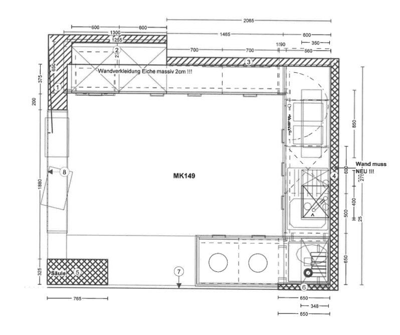 Einbauküche C257 Loft Softlack Weiß Und Seidengrau - KüchenFirst