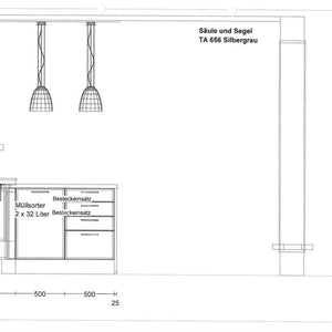 Einbauküche C257 Loft Softlack Weiß Und Seidengrau - KüchenFirst