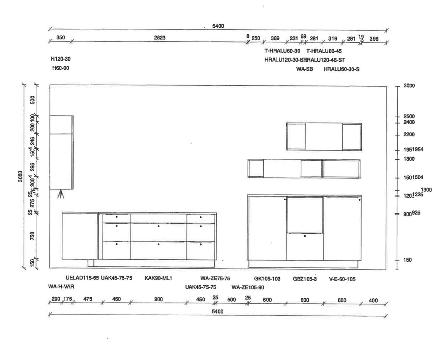 Einbauküche Programm M30 Stahlgrau - KüchenFirst