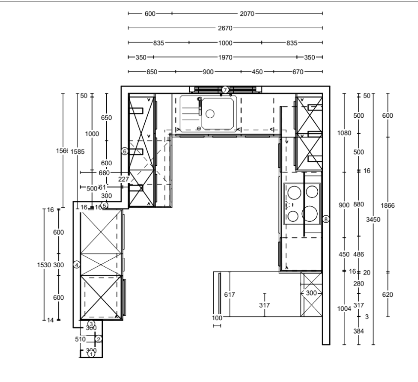 Küche Easytouch Lacklaminat Taupegrau