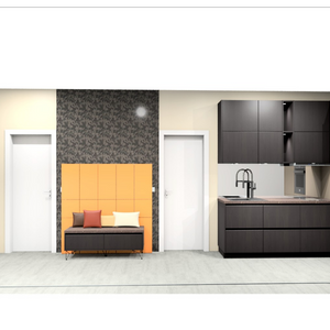 Küche AV3090 GL Sandgrau Metallic Grau