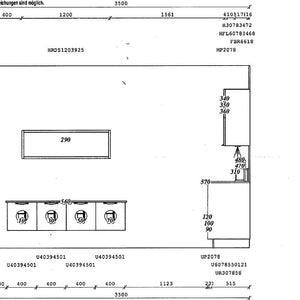 Einbauküche Resopal Pro XL 31011 Anthrazit