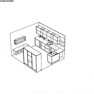 Einbauküche Resopal Pro XL 31011 Anthrazit