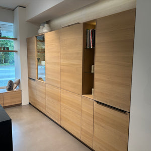 Küche Eiche Weiß Geölt Und Glas Schwarz Matt