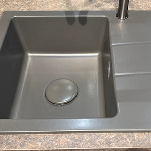 Küche AV3090 GL Sandgrau Metallic Grau