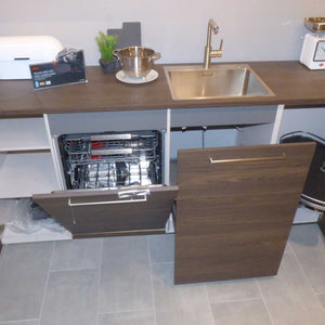 Küche 3250 Nussbaum Weiß