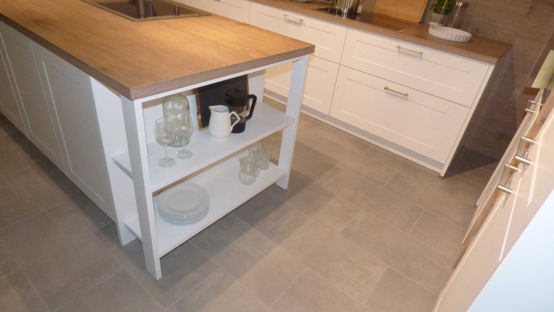 Küche 3630 Holz Weiß