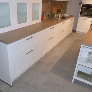 Küche 3630 Holz Weiß