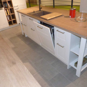 Küche 3630 Holz Weiß