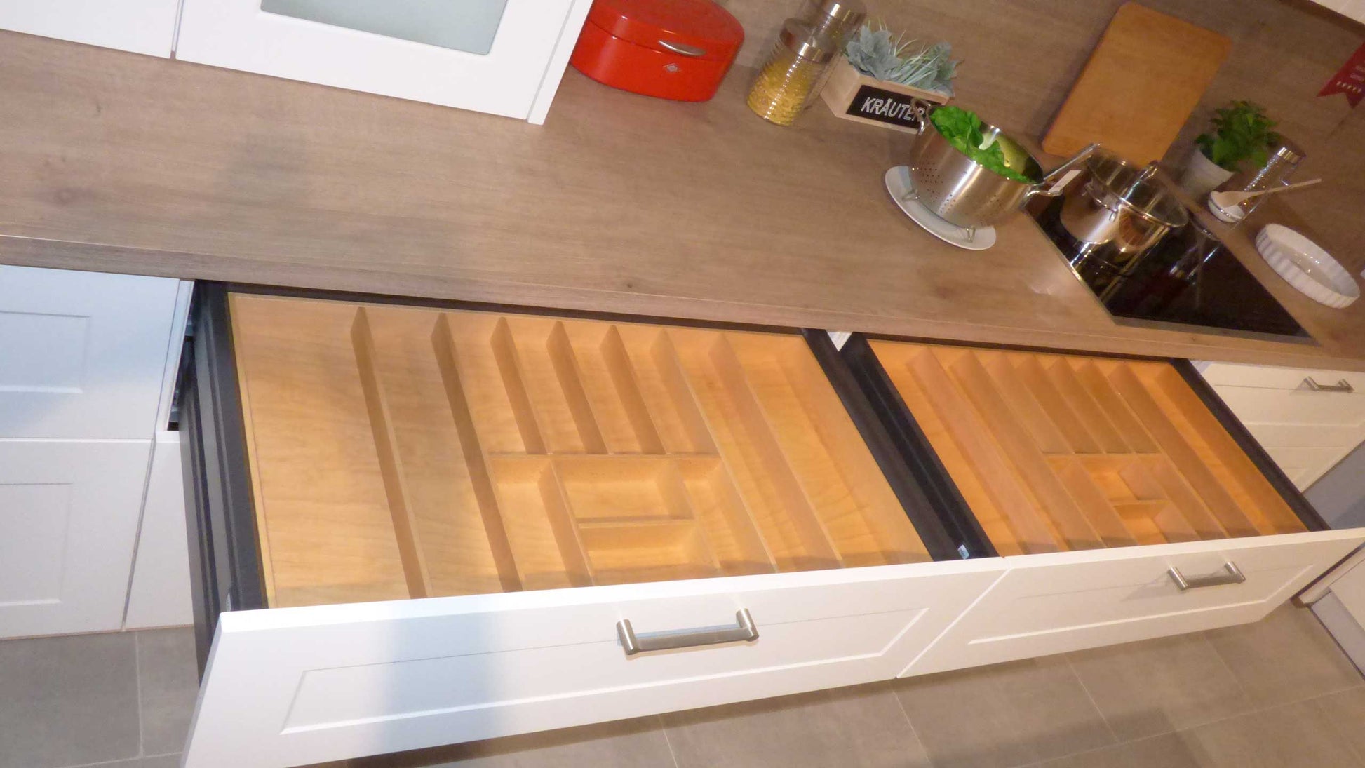 Küche 3630 Holz Weiß