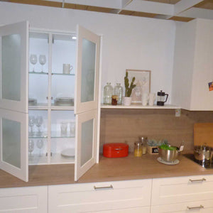 Küche 3630 Holz Weiß