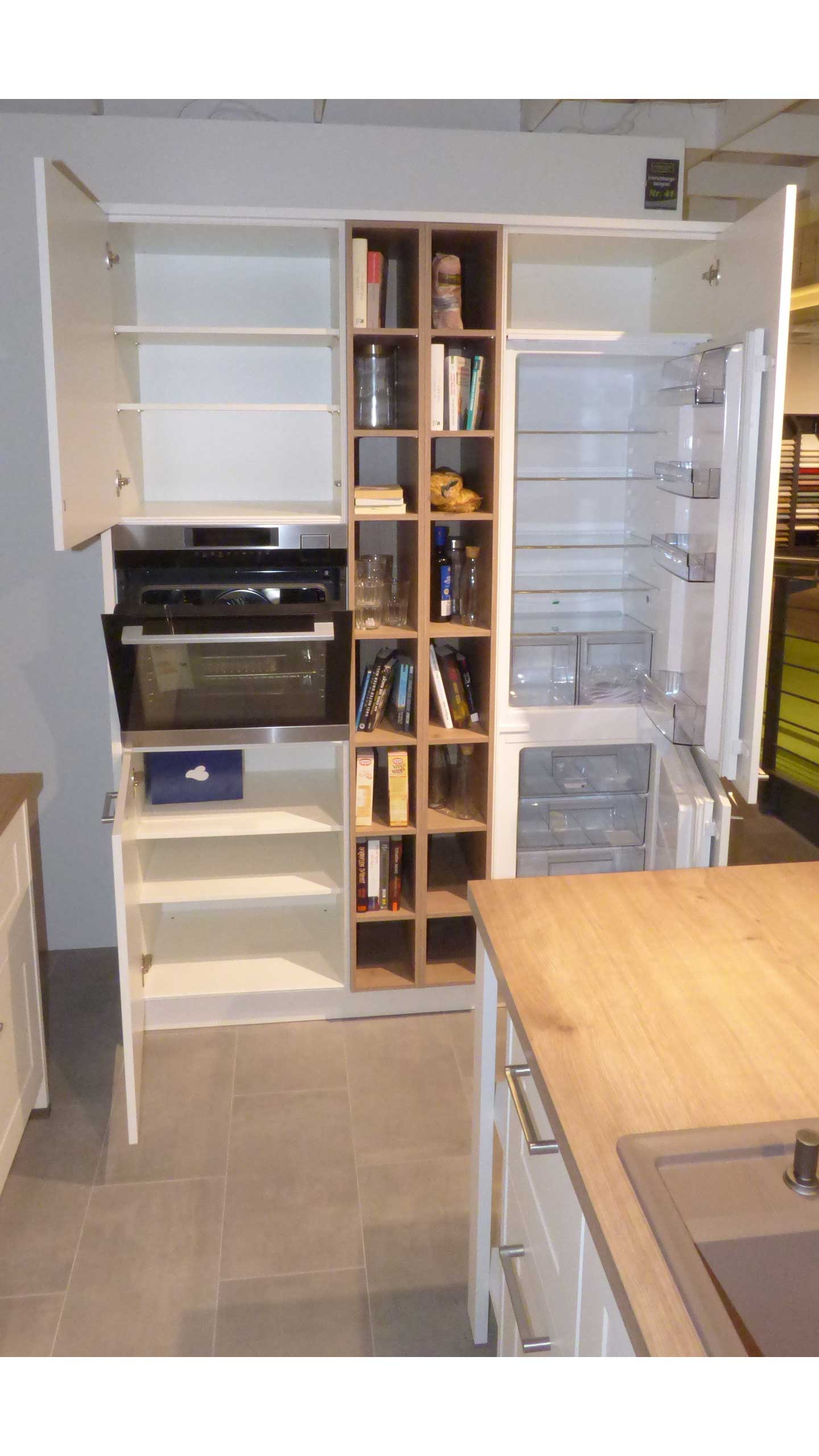 Küche 3630 Holz Weiß